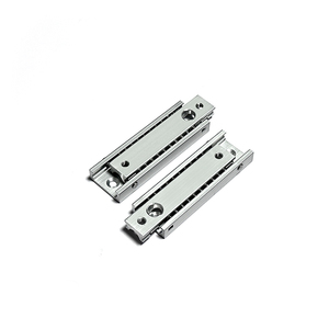 Aluminum Alloy Guide <strong>Drawer</strong> <strong>Slide</strong> Rail Three Full Extension Ball Bearing Industrial <strong>Keyboard</strong> - Product Image 4