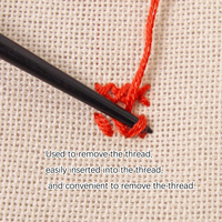 Offre Spéciale outil de pose en bois pour broderie artisanat toile travail broderie point de croix couture avec tube en plastique Pack