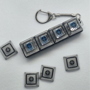 Llavero Antiestrés de Alta Transparencia con Tecla de Juguete, para Fanáticos de Teclados Mecánicos, Unisex, Plástico, para Mayores de 14 Años - Product Image 1