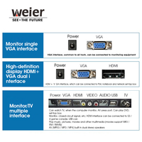 Weier Moniteurs LCD 24 "19" 22 "pouces Ordinateur de bureau 1920*1080 Moniteur de jeu