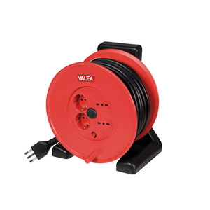 Carrete de cable de extensión VALEX de 15 metros 1105121, equipo Industrial, electrodomésticos, uso exterior, enchufe europeo estándar 110V 16A - Product Image 1