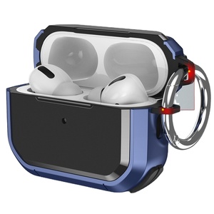 Estuche de agarre ergonómico de doble capa <span class=keywords><strong>para</strong></span> <span class=keywords><strong>AirPods</strong></span> 4/3/2 PC Carcasa dura y parachoques de TPU suave Estuche universal y <span class=keywords><strong>para</strong></span> auriculares a prueba de golpes - Product Image 1