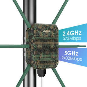 En stock Wavlink Greenwood <span class=keywords><strong>6</strong></span> 3000S Antennes <span class=keywords><strong>WiFi</strong></span> extérieures à gain élevé PoE WiFi6 Répéteur AP Wavlink longue portée - Product Image 1
