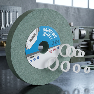 FERVI MOLA ABRASIVA de CARBURO DE SILICIO, Muelas Abrasivas Premium, Grano 80, 250x25x32mm, Velocidad Máxima 2650 RPM - Product Image 2