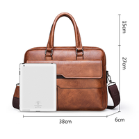 Sac à main pour homme, sacoche d'affaires, sac à bandoulière pour ordinateur portable grande capacité, sac bandoulière pour le travail et les voyages d'affaires