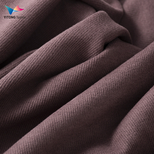 Tissu côtelé en <span class=keywords><strong>coton</strong></span> 300 g/m² de haute qualité 95% <span class=keywords><strong>coton</strong></span> 5% Spandex <span class=keywords><strong>élasthanne</strong></span> pour sweat à capuche - Product Image 4