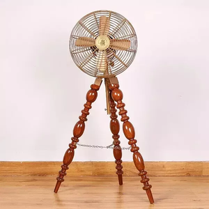 Trípode de madera de 12V, ventilador de Torre eléctrico, cuatro ajustes de velocidad del viento, controlado mecánicamente, uso en el hogar y el hotel, suelo de refrigeración de 12V - Product Image 3