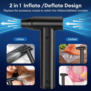 Mini <span class=keywords><strong>Ventilador</strong></span> Inalámbrico de Mano de 125.000 RPM con Motor sin Escobillas, Multifuncional, Soplador de Polvo, Secador de Pelo, para el Hogar - Product Image 2