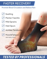 Attelle de cheville athlétique respirante en tricot compressif avec coussinets en silicone pour le basketball et le sport