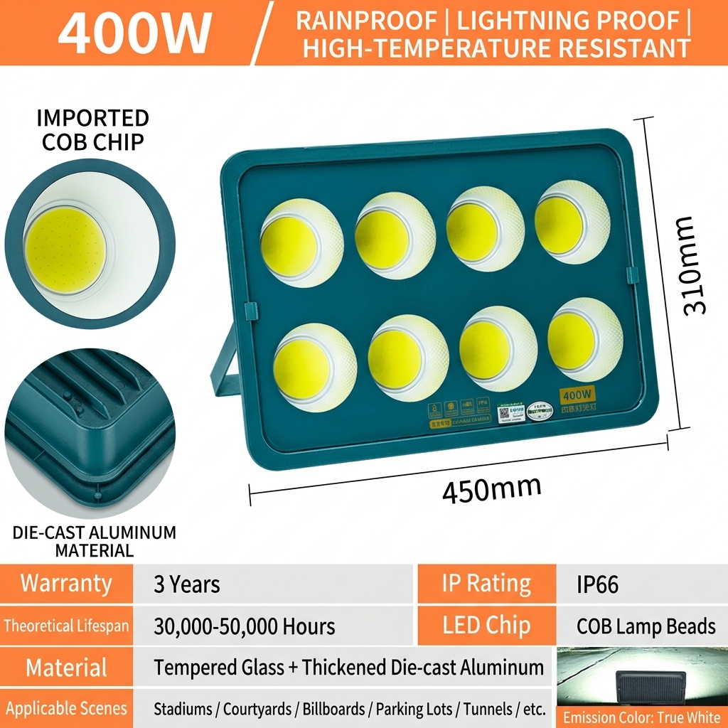 400w-high light efficiency flood lamp
