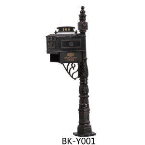 핫 세일 독립형 주조 알루미늄 우편함 전통 디자인 스타일 야외 커뮤니티용 - Product Image 1