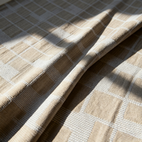 Tissu texturé géométrique 100 % polyester de haute qualité personnalisable et écologique pour la literie et les housses de canapé
