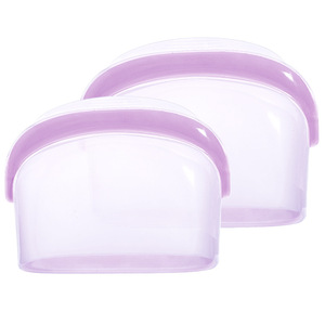 Sacs de conservation alimentaire en silicone de qualité alimentaire, sans BPA, étanches, boîtes de rangement pour la cuisine, pour fruits, viande, préparation de repas, compatibles congélateur et lave-vaisselle - Product Image 5