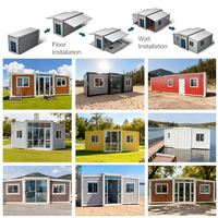 Maison modulaire en conteneur HJ Maisons en conteneur à deux étages Maison de luxe de 3 pièces de 40 pieds
