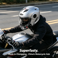 Nouveau Casque de Moto Modulaire ABS Super Rapide de Haute Qualité et Durable avec Double Visière Relevable pour Scooter Toutes Saisons Vente en Gros OEM