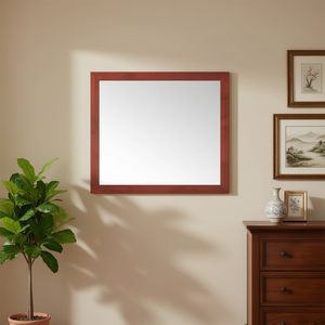 Espejo Rectangular con Marco de Madera de Cerezo Burlington de Glory Furniture, Espejo de Pared Tradicional para Decoración del Hogar - Product Image 2