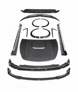 Kit de carrocería Exterior modelo y 3, luz LED PP, mejora automática del parachoques delantero del coche para Tesla