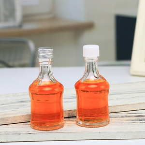 Minibotella <span class=keywords><strong>de</strong></span> <span class=keywords><strong>licor</strong></span> <span class=keywords><strong>de</strong></span> cristal, transparente, vacía, para bebidas, vino, 50 ml, precio <span class=keywords><strong>de</strong></span> fábrica - Product Image 3