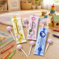 Halal Certified Sugar-Free Xylitol Lollipop Multi-Colored Hard Candy Individual Packing Wholesale 4-6g 2-Year Shelf Life