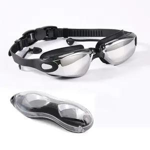Zoyosports 制造商高清防水防雾眼镜男性和女性成人电镀镜头游泳镜