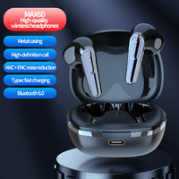 Audífonos Bluetooth TWS Pro60max con Control Táctil, Chip JL7023 V6.0, Carga Tipo-C, Altavoz F10, Audífonos Inalámbricos