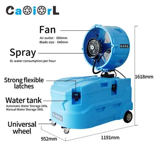 Caoiorl 26 "sương mù <span class=keywords><strong>Fan</strong></span> smf260660 ETL CE gfci nhiệm vụ nặng nề <span class=keywords><strong>Fan</strong></span> lưu trữ Stackable thiết bị bay hơi mát cho nước làm mát và phun sương - Product Image 4