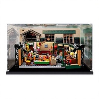 Vitrine en acrylique pour figurines Friends Caf 29PF00067-18, modèle de blocs de construction, boîte mystère, transparente, anti-poussière, multi-usage