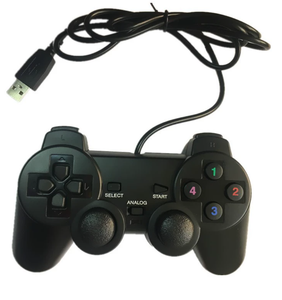 2025S nero cablato <span class=keywords><strong>USB</strong></span> <span class=keywords><strong>PC</strong></span> Controller di gioco Joypad <span class=keywords><strong>Gamepad</strong></span> motore di vibrazione per WinXP/Win7/8/10 Windows Computer di vibrazione del motore - Product Image 3