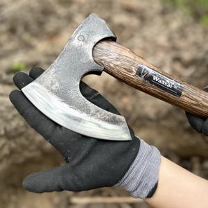 Vente chaude DIY Qualité Industrielle Large Lame Axes Couleur Carbonisée Manche En Bois De Chêne Hache À Bord Large Avec Prix De Dégagement Spot - Product Image 5