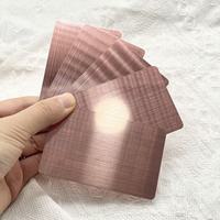 Nouvelles cartes en plastique PVC holographiques de haute qualité CR80, imperméables et vierges