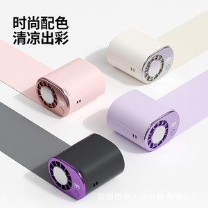 Y32 พัดลมระบายความร้อนแบบมือถือ ควบคุมแบบดิจิตอล ชาร์จไฟได้ พลังงานจาก USB หมุนได้ 360 องศา แบบพกพา ใช้กลางแจ้งได้ - Product Image 2