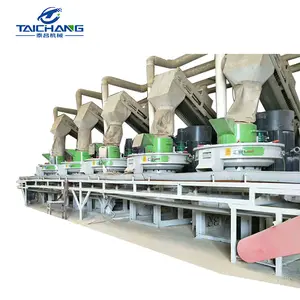 whole biomass pellet making line for agricultural wood sawdust/ palm tree/cotton stalks