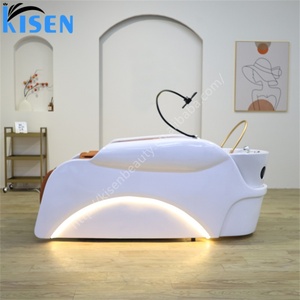 KISEN Luxury Salon Equipment Shampoo Chair Japanese Head Spa Electric Intelligent Spa Massage Table Head Spa Shampoo <b>Bed</b> - Product Image 2