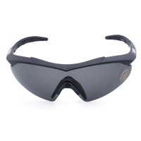 Ensemble de lunettes de tir tactique polarisées CS lunettes de tir sport masque coupe-vent pour Camping Edc bloc vent et sable