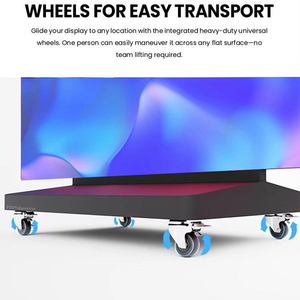 Pantalla LED Plegable <span class=keywords><strong>de</strong></span> Alta Luminosidad Gob P1.86, Cartel Digital Móvil para Interiores, Señalización Digital <span class=keywords><strong>de</strong></span> Pantalla Grande - Product Image 3