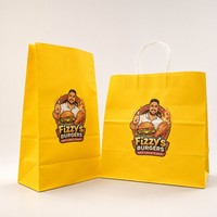 Caja de Embalaje Personalizada con Logotipo para Comida para Llevar, de Papel de Grado Alimenticio, para Restaurante de Comida Rápida, para Hot Dogs, Pollo Frito y Hamburguesas