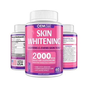 Advanced Healthy Skin Whitening capsules With Collagen Light And Even Skin Tone Food Supplement