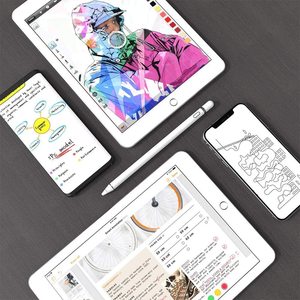 Lápiz Óptico Activo Capacitivo de Aluminio 2 en 1, Económico y Universal, <span class=keywords><strong>Compatible</strong></span> con Tablets, Laptops y Teléfonos Móviles, <span class=keywords><strong>iPad</strong></span>, 16-18 Horas de Duración - Product Image 6