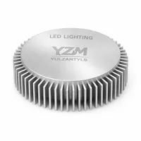 Bloc de dissipateur thermique en aluminium usiné CNC sur mesure, ailettes de refroidissement, radiateur pour composants électroniques LED haute puissance