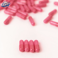 Capsules de gélatine vides séparées pour la production de capsules de perles dures, couleur naturelle, taille 00, vente en gros