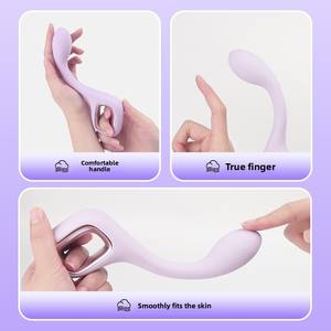 Vibromasseur à bâton dur pour femmes avec couleur assortie Gadget point G avec choc fort pour jouet sexuel de masturbation féminine - Product Image 5