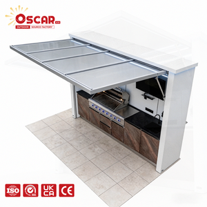 with 304 Stainless Steel Marble Top Integrated Grill Ideal for Patio Garden Picnic Eu Certified Custom Factory Outdoor Kitchen - Product Image 1
