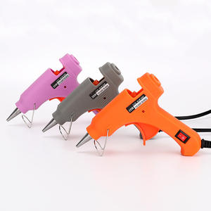 Pistola de Pegamento Caliente Eléctrica de Plástico Hecha a Mano, Colorida, para Manualidades, Costura y Decoración - Product Image 1