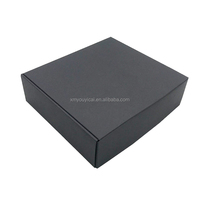 Boîte d'expédition en carton ondulé recyclable OEM, logo personnalisé imprimé, boîte pliante avec impression couleur intégrale