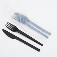 Soins de la peau prix élimination distributeurs Scoop coloré élégant luxe noir couteaux fabricant tasses jetable personnalisé cuillère en plastique