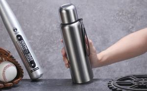 Thermos avec infuseur à thé, bouteilles d'eau isothermes en acier inoxydable avec 2 couvercles, flacons <span class=keywords><strong>pour</strong></span> boissons chaudes et froides, grande capacité - Product Image 2