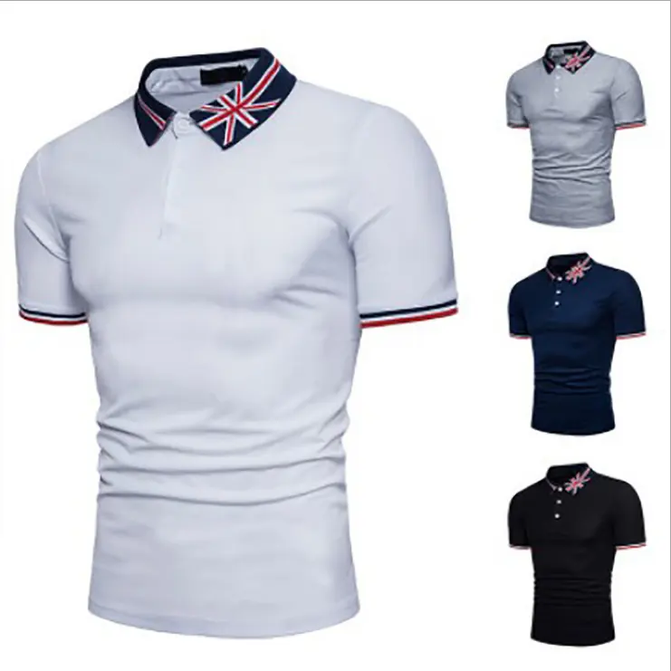 2022 Short Sleeve Shirts Turn-up Collar Men's White Shirts Luxury Business Men's Clothing Classic Buttons Tops