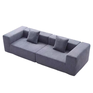 Sofá Compacto en Caja, Sofá de Dos Plazas Gris, Esponja de Alta Densidad, Envasado al Vacío, Sofá Comprimido para Sala de Estar - Product Image 2