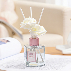 Ramo <span class=keywords><strong>de</strong></span> Rosas Pequeño, Aromaterapia Fresca para el Hogar, Ambientador sin Fuego, Adornos Aromáticos, Perfume Transfronterizo, Caja <span class=keywords><strong>de</strong></span> Regalo Transparente - Product Image 3