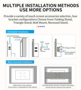 13.3 인치 전체 알루미늄 터치 스크린 산업용 PC Ip65 팬리스 3558U 산업용 PC 터치 스크린 패널 - Product Image 5